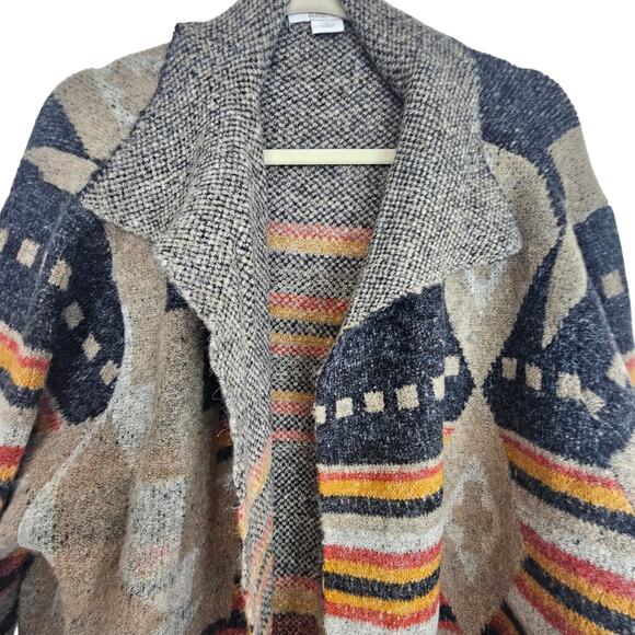 Natural Reflections Womens Southwestern Cardigan Sweater 1X Aztec Western Boho - Picture 2 of 8
